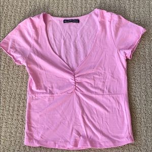 Brandy Melville pink top
